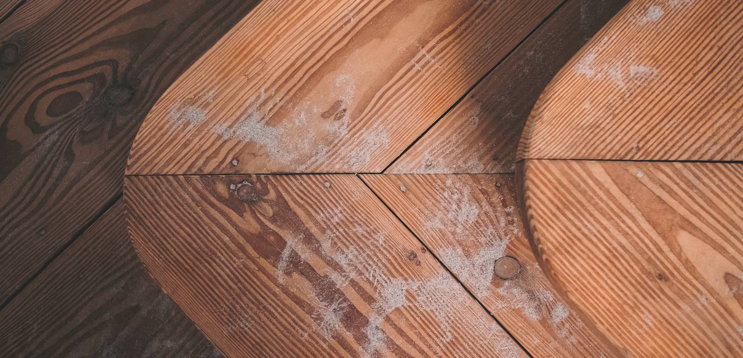 Gulv i kirken Christiansfeld