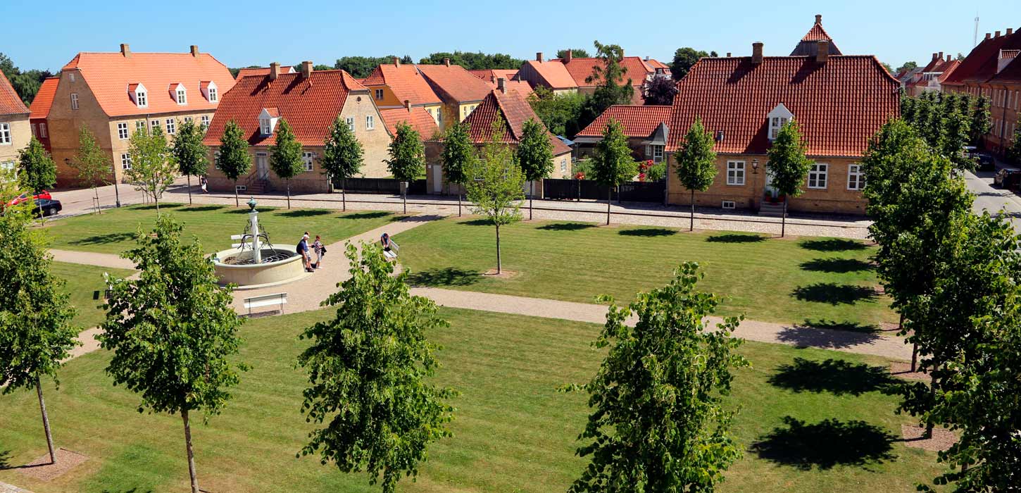 Grev Zinzendorf Plads i Christiansfeld