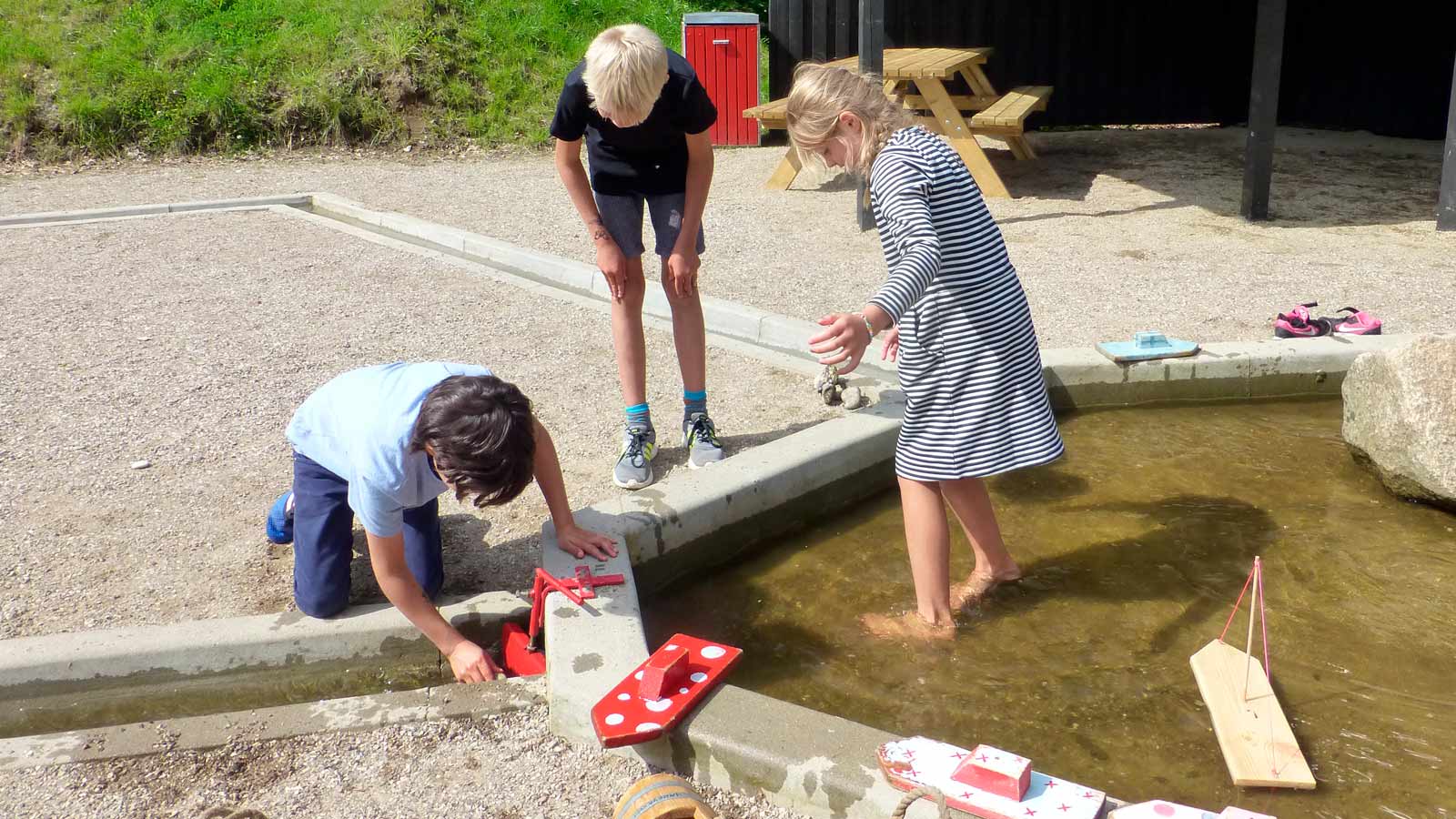 Børn og Vand på Harteværket i Kolding