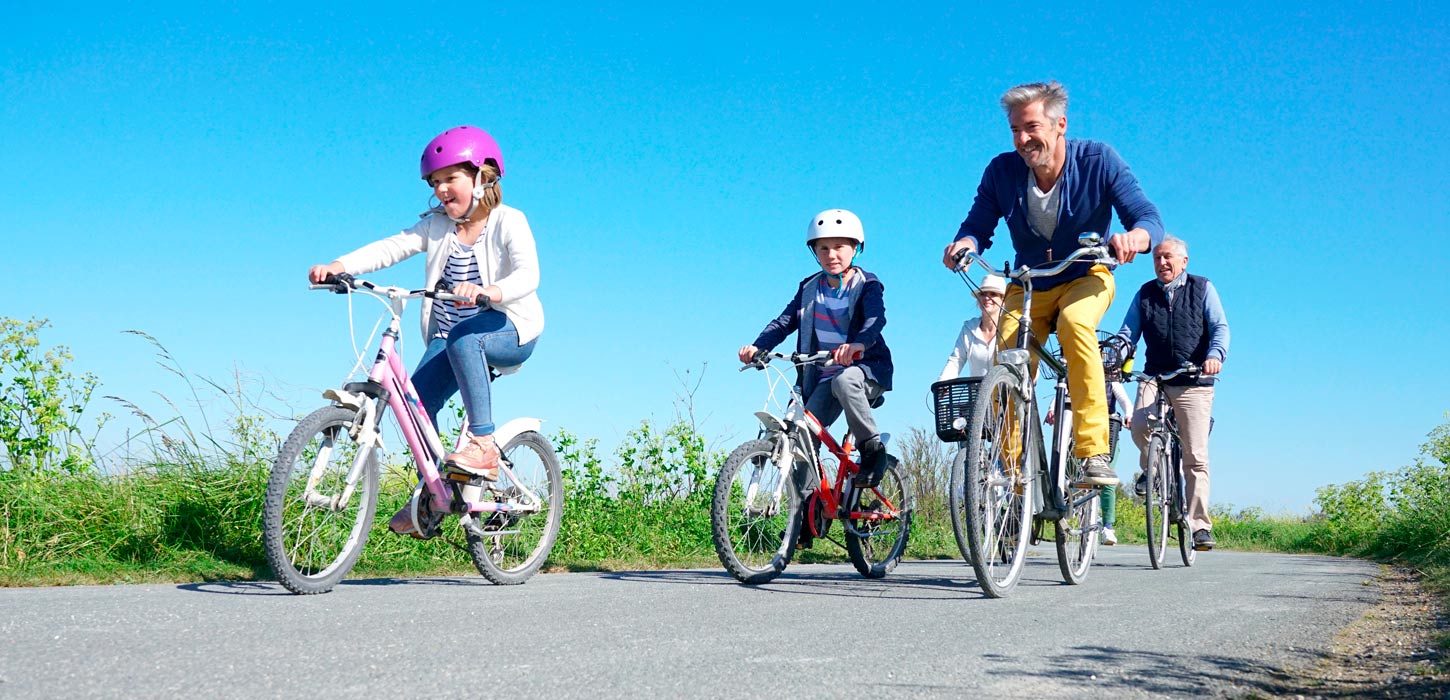 On a trip with the family