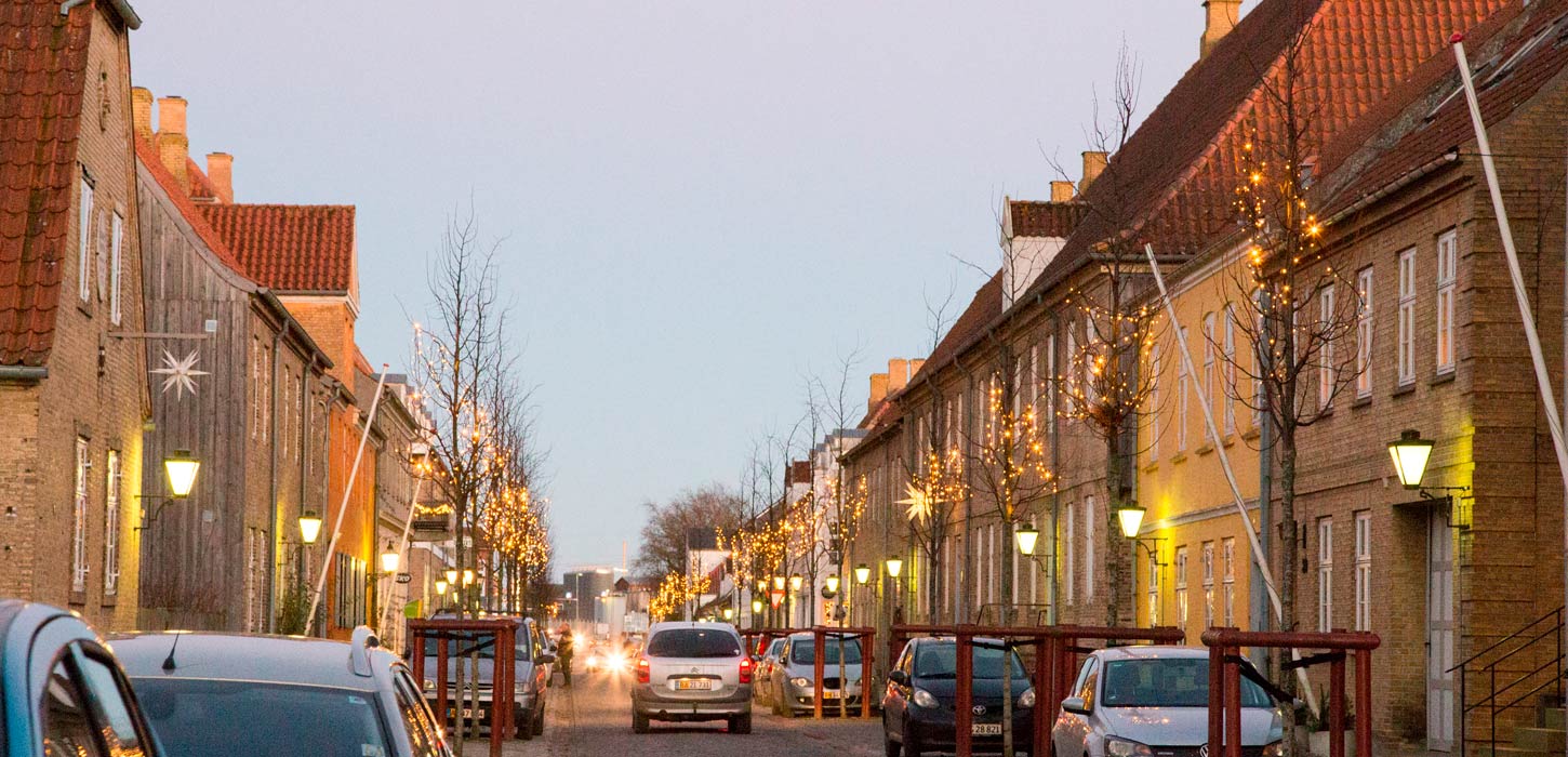 Christiansfeld i julestemning