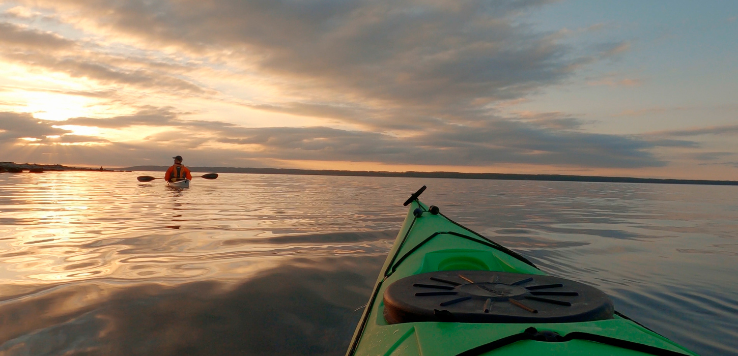 Ro kajak i Lillebaelt