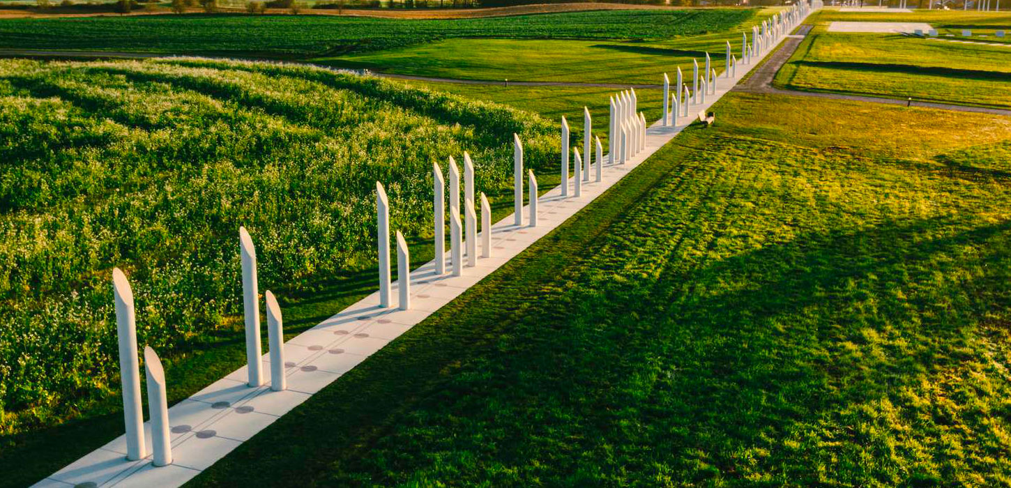 Palisaden luftfoto-KongernesJelling-DestinationTrekantomraadet