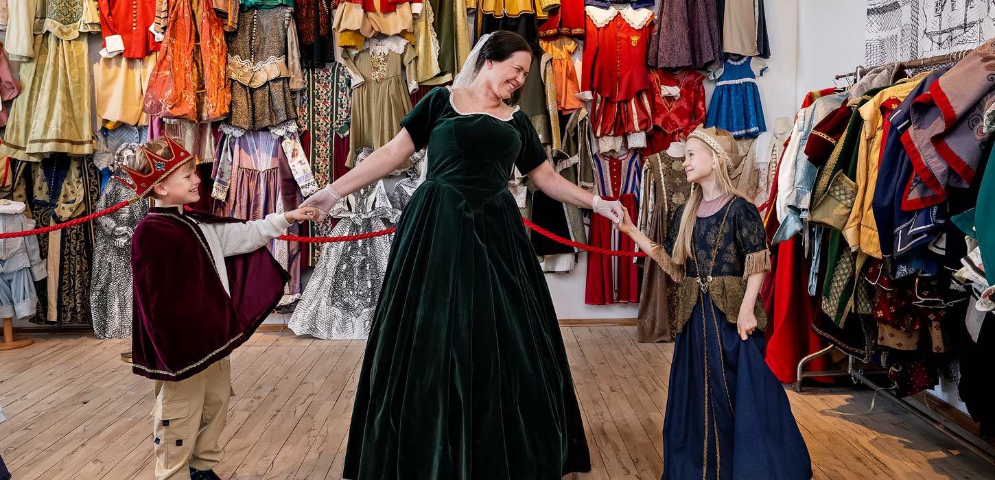 Udklædning på Koldinghus 