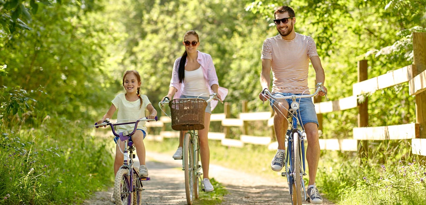 Cykler i sommer og sol