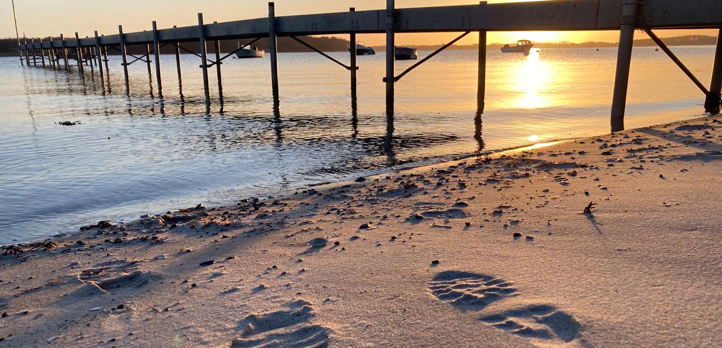 Solnedgang ved Gl. Aalbo camping