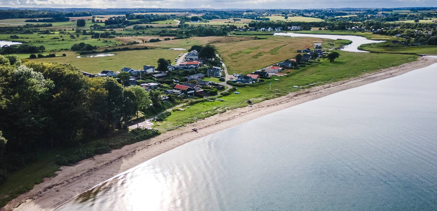 Bøgsekov strand i Naturpark Lillebaelt