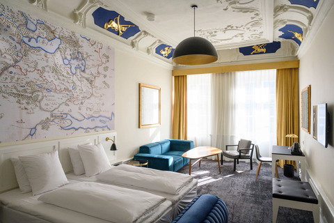 Overnacht in een historische setting in Jørgensens Hotel in Horsens, Denemarken