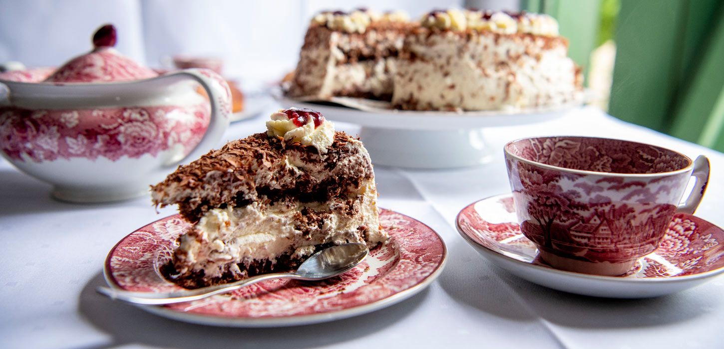 Sønderjysk kaffebord in Sønderjylland, Zuid-Jutland, Denemarken