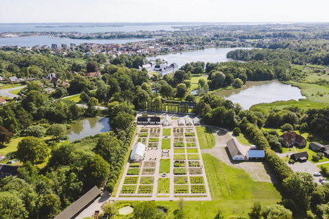 Ontdek de koninklijke moestuin van Graasten Slot in Zuidoost Jutland